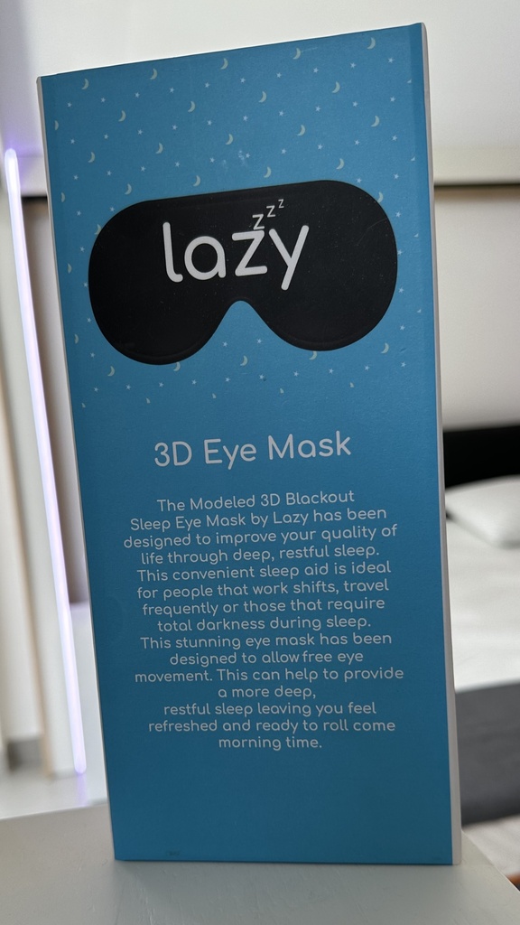 Lazy 3D Eye Mask