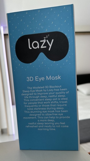 Lazy 3D Eye Mask